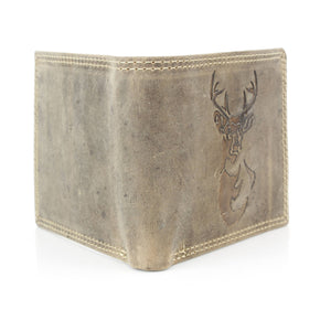 Men’s Bi-Fold Wallet with Deer
