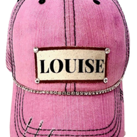 Louise Distressed Baseball Hat