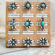 Handmade Wild Horse Turquoise Adjustable Ring 2