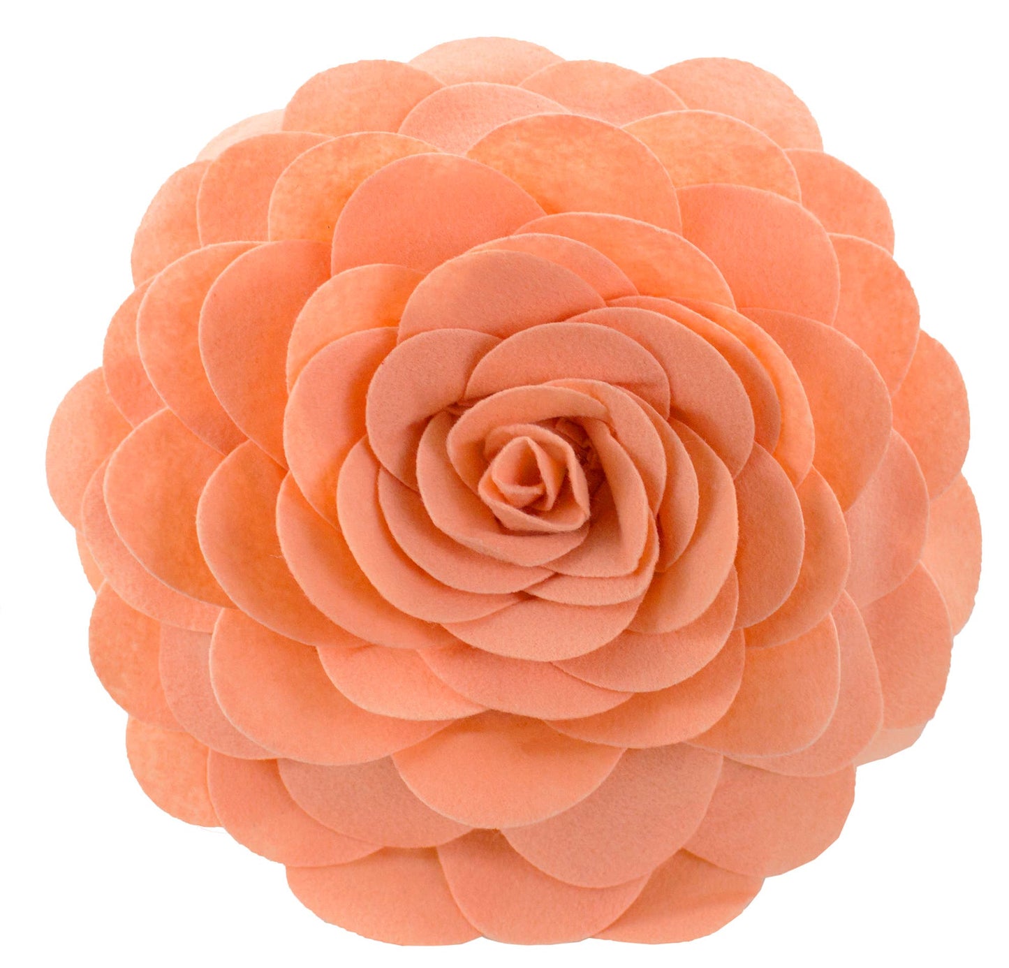 3D Rose Flower Petal Decorative Throw Pillow with Inserts