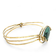 Handmade Turquoise Moon Bracelet