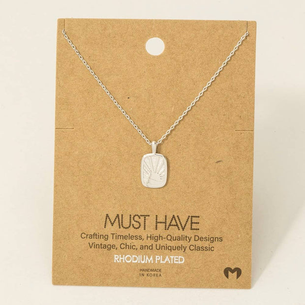 Sun Rise Pendant Necklace