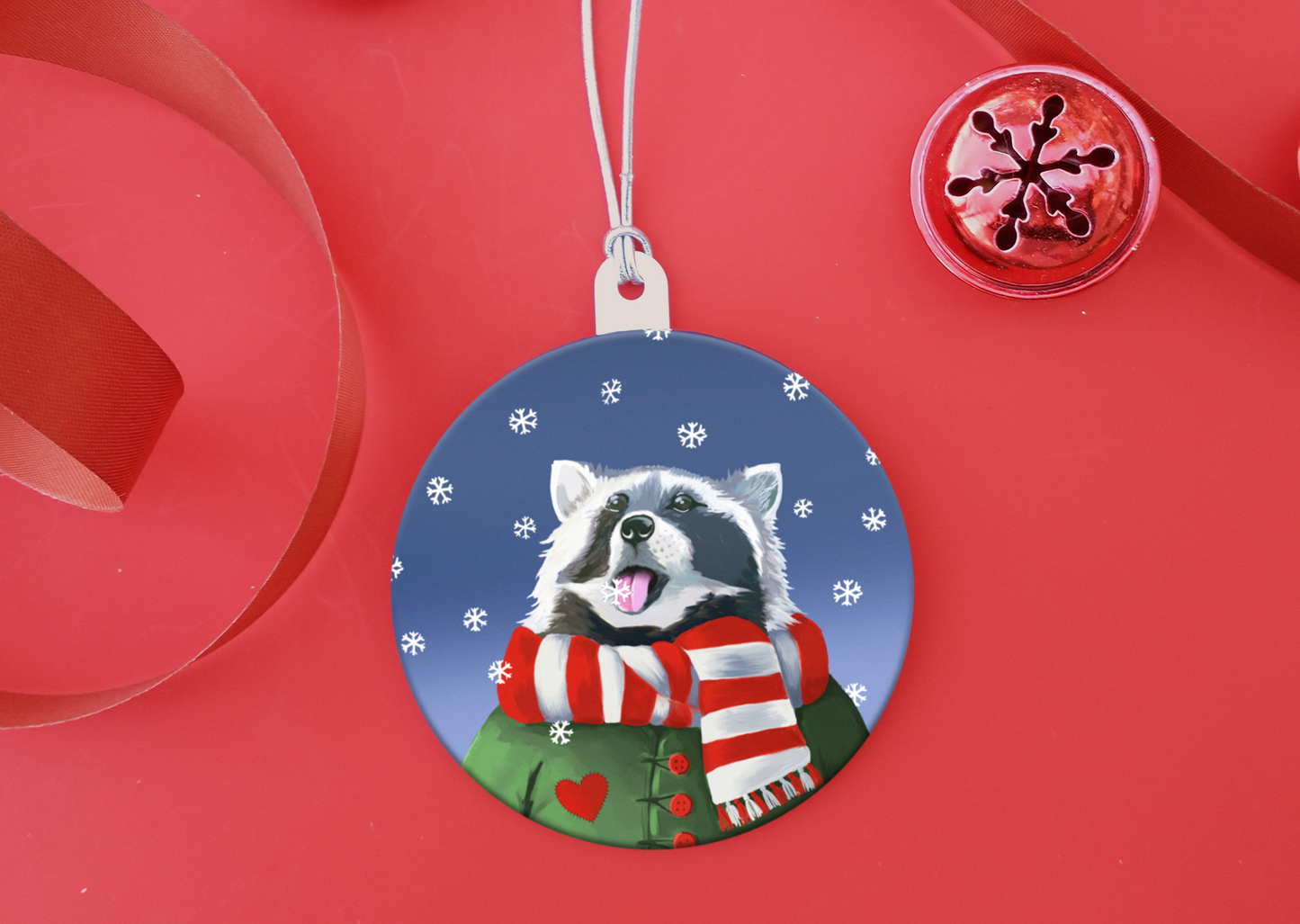 Christmas Ornaments - Frogs, Raccoons, and Opossums