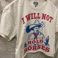 Hold My Horses Cropped T-Shirt