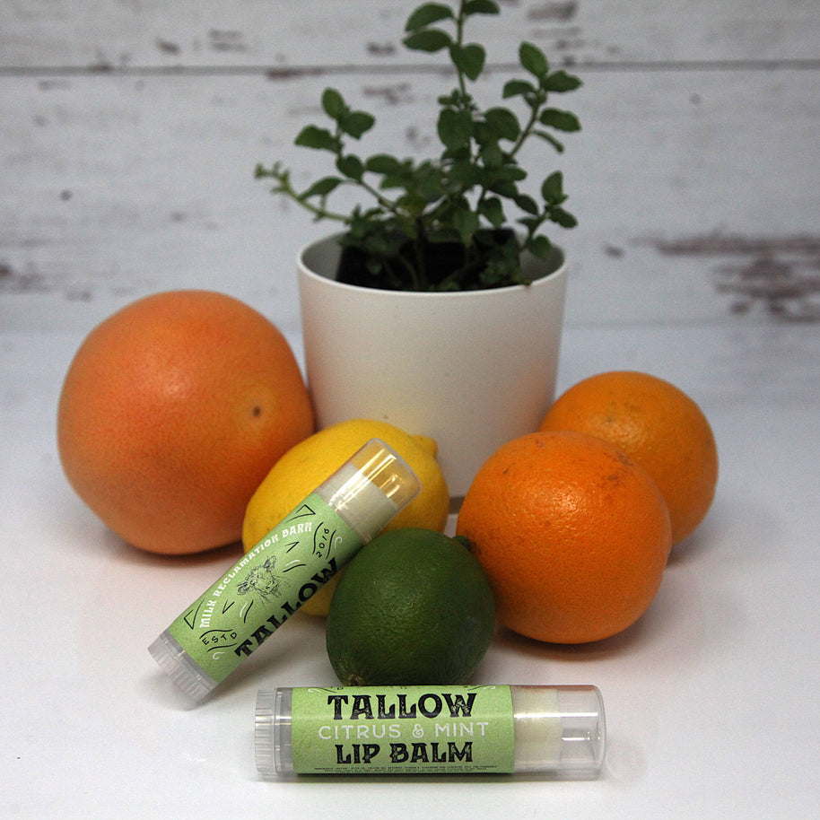 Tallow Lip Balm - .5 oz / 14g Twist-Up Tube