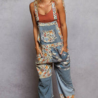 Animal Print & Floral Overalls