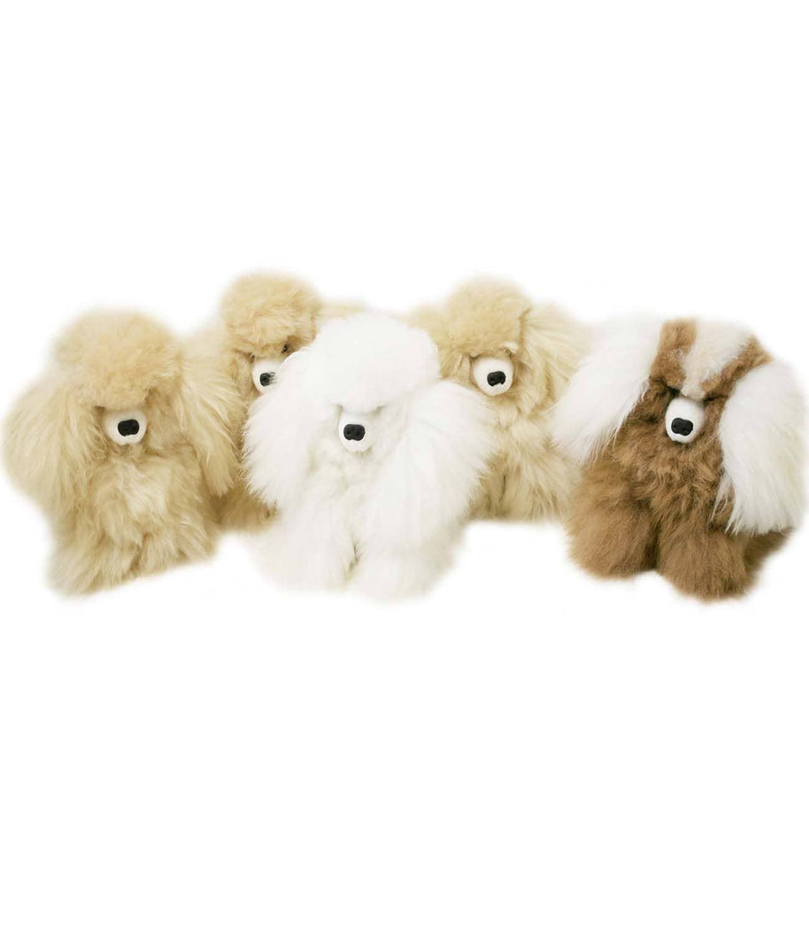 Alpaca Dog Puppy Cute Cuddly 12" Baby Alpaca Fur Collectable