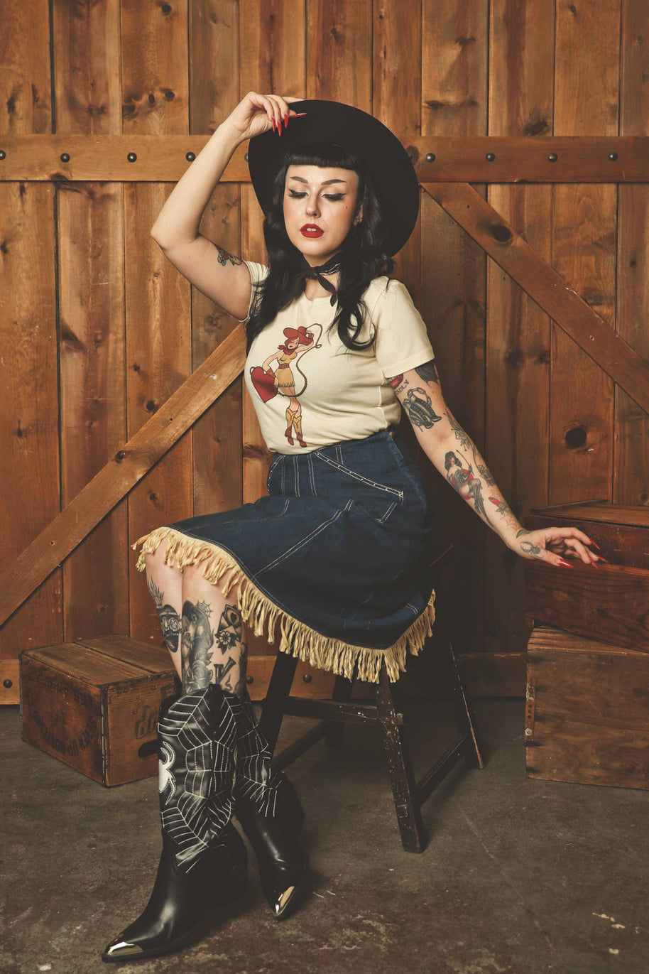 Heart Bandit Fitted Tee