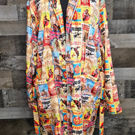 Vintage Rodeo Poster Women's Western Bath Robe