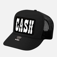 Johnny Cash Trucker Hat, Curved Bill