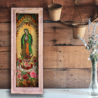 Pray for us Sinners Wood Art