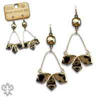 Swarovski® crystals leopard earrings