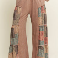 Tiered Boho Wide Leg Pants