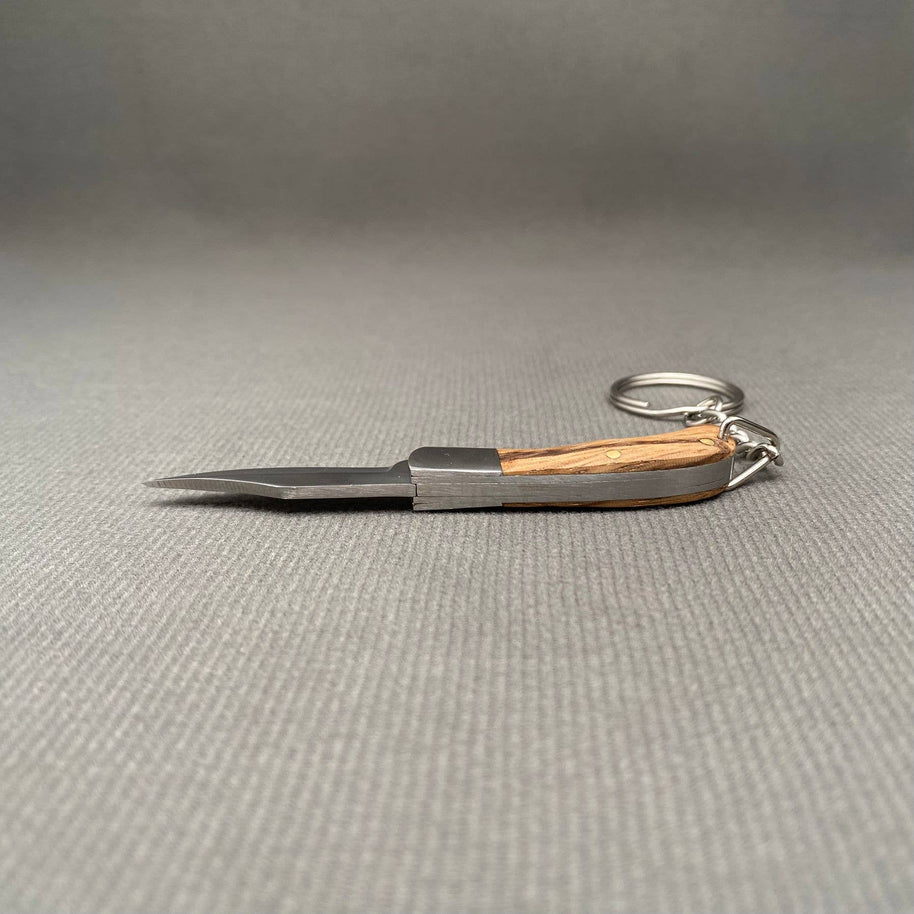 Wood & Acrylic Handle Foldable Stainless Steel Knife