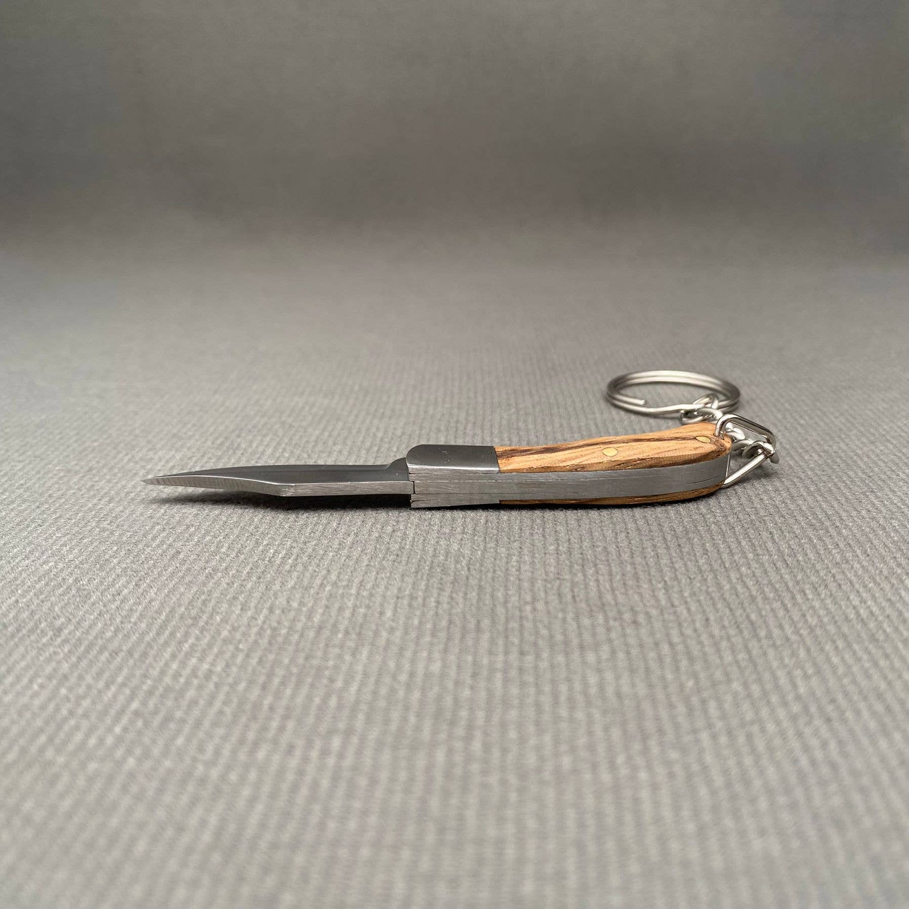 Wood & Acrylic Handle Foldable Stainless Steel Knife