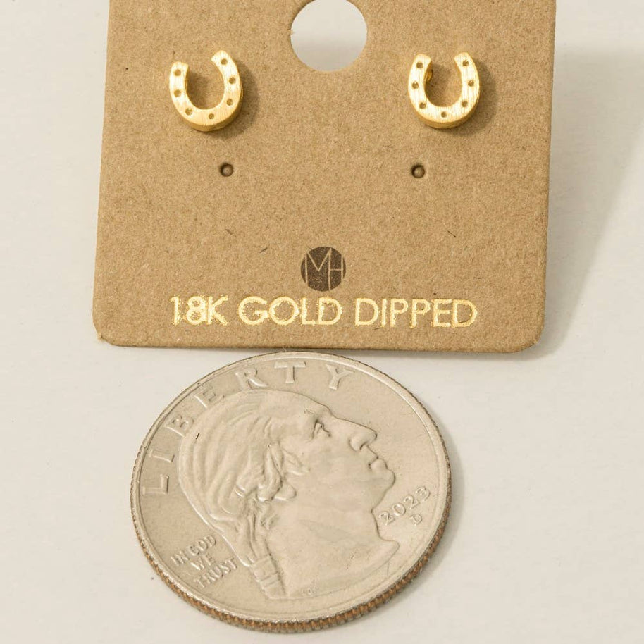 Mini Horseshoe Earrings