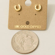 Mini Horseshoe Earrings