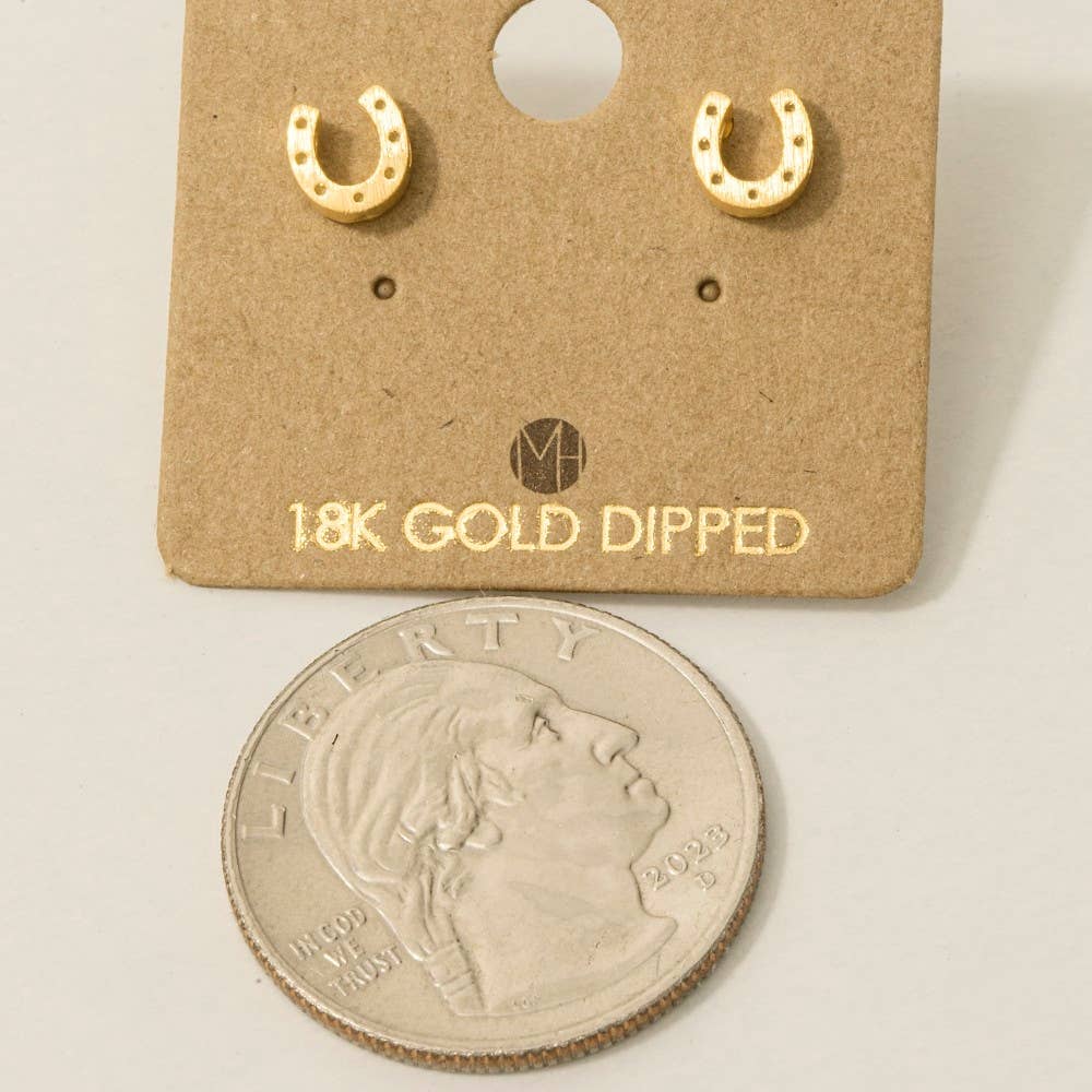 Mini Horseshoe Earrings