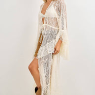 Lace Duster, Ivory