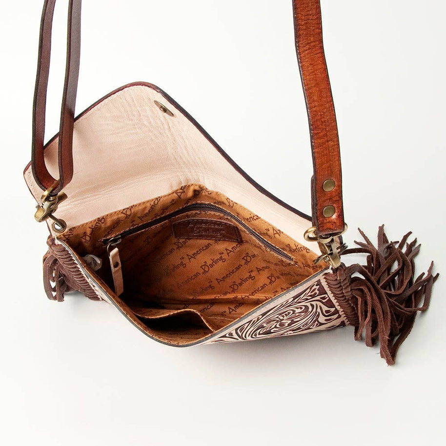 Tooled Leather Envelope Purse