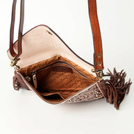 Tooled Leather Envelope Purse