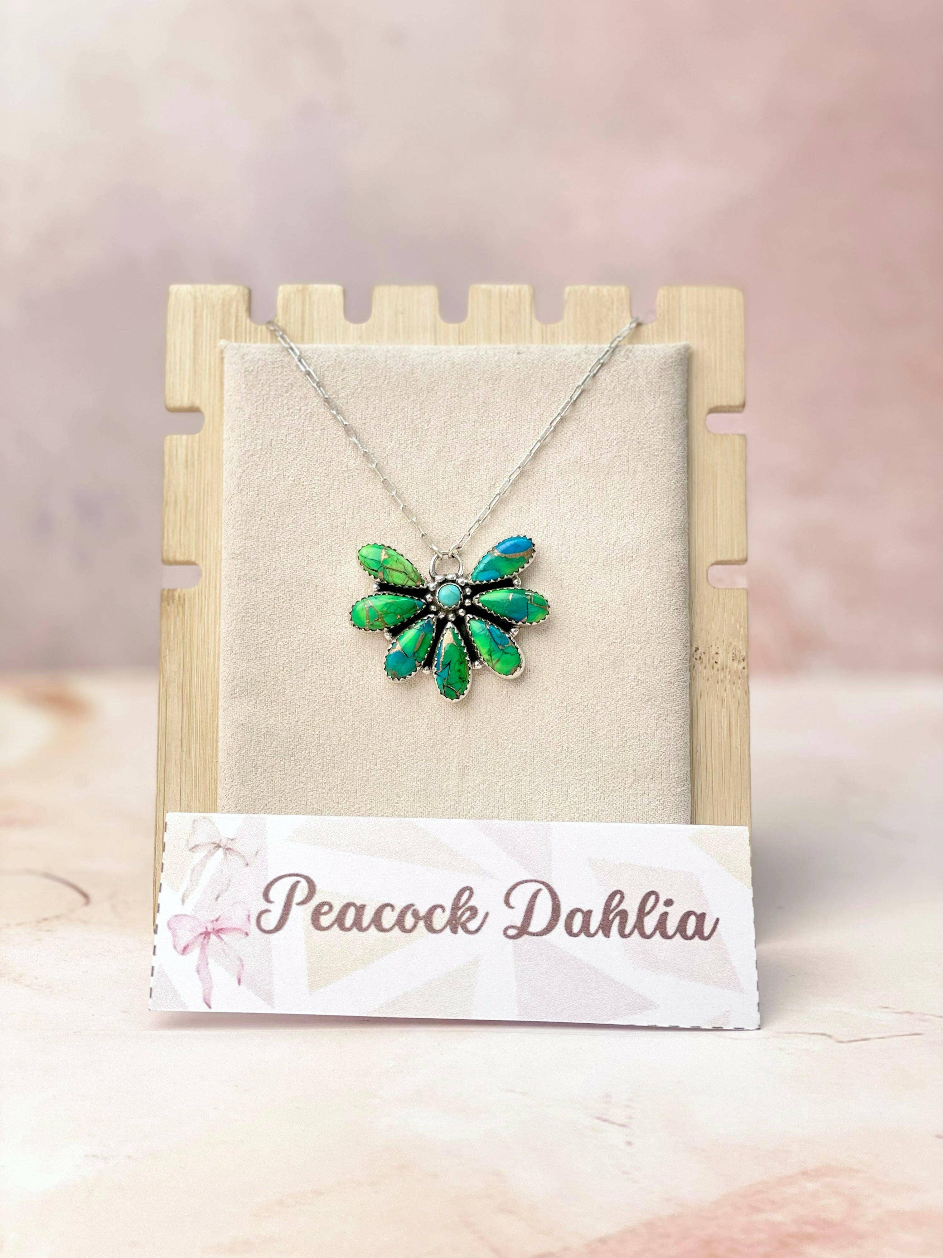 White Buffalo Blooming Chain Pendant