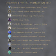 Semi Precious Hexagon Gemstone Studs (8mm gold)