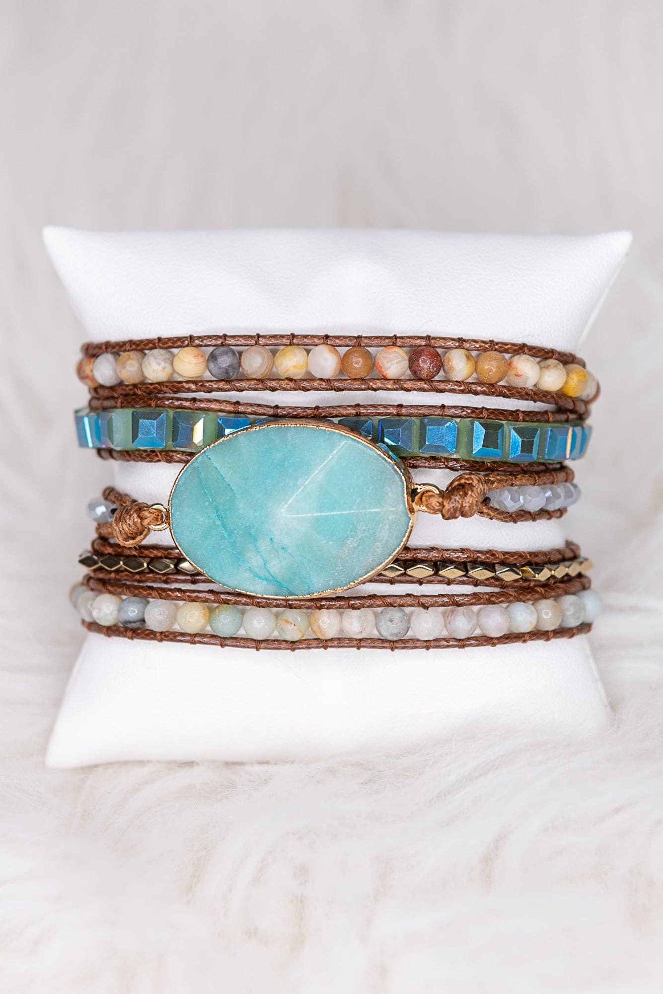 Kelly Wrap Bracelet: Pink