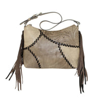 Gypsy Patch Zip Top Shoulder Bag
