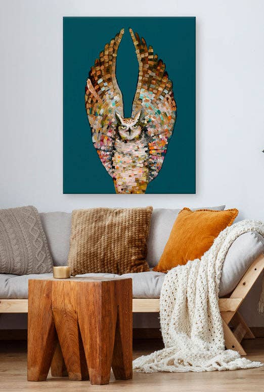 Owl Ballet Canvas Wall Art