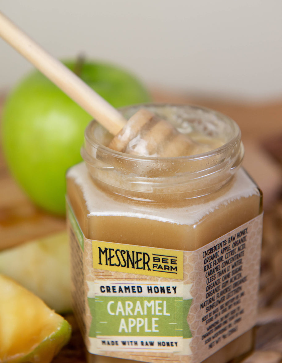 Caramel Apple Creamed Honey, 9oz