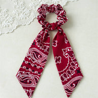 Bandana Ribbon Scrunchie
