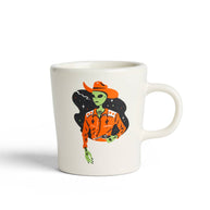 Diner Mug - Alien Cowboy