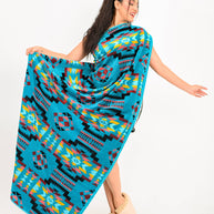 Beach Towel, Santa Fe Turquoise