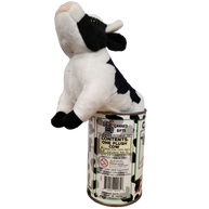 Canned Cow Stuffed Animal
