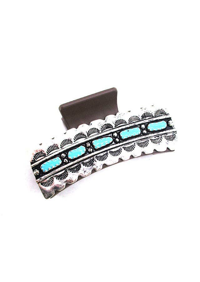 Western Turquoise Hair Claw