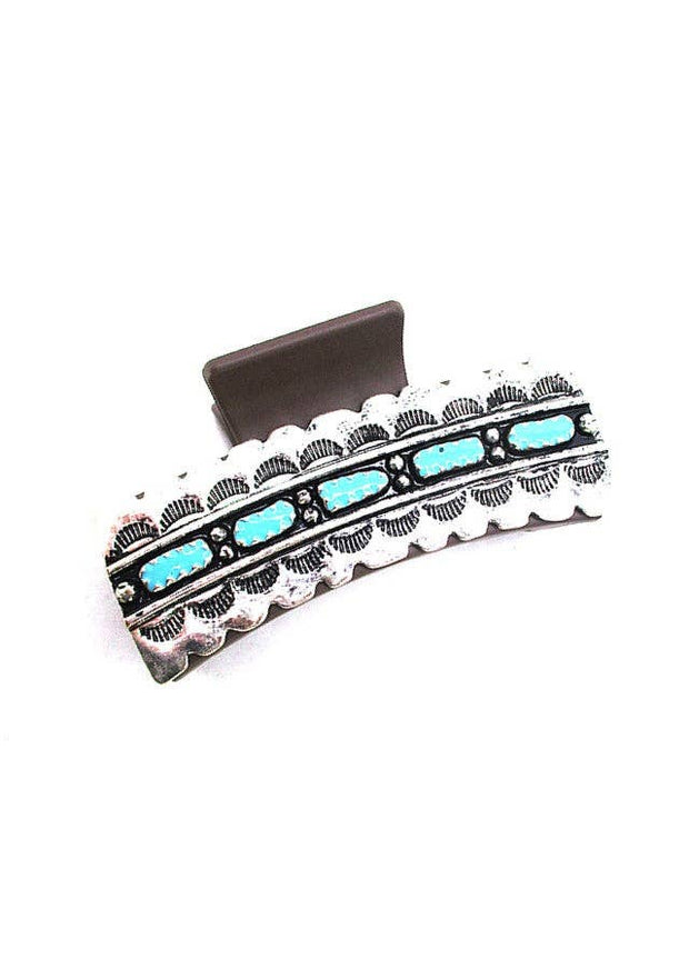 Western Turquoise Hair Claw