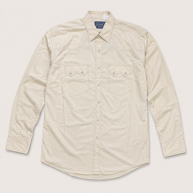 Western Snap Shirt, Tan