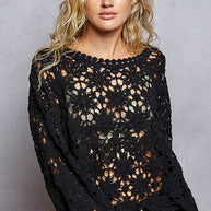 Crochet Chenile Sweater