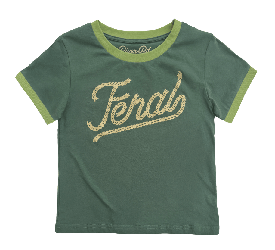 Kid's Feral Ringer Tee, Forest