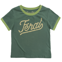 Kid's Feral Ringer Tee, Forest