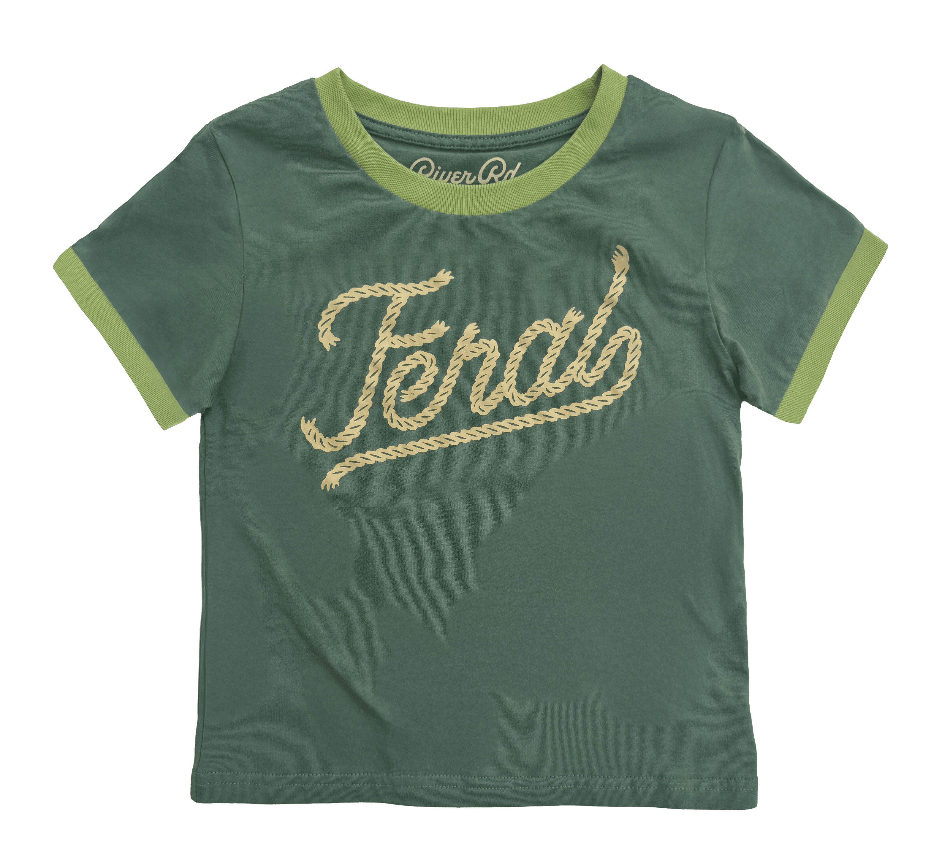 Kid's Feral Ringer Tee, Forest