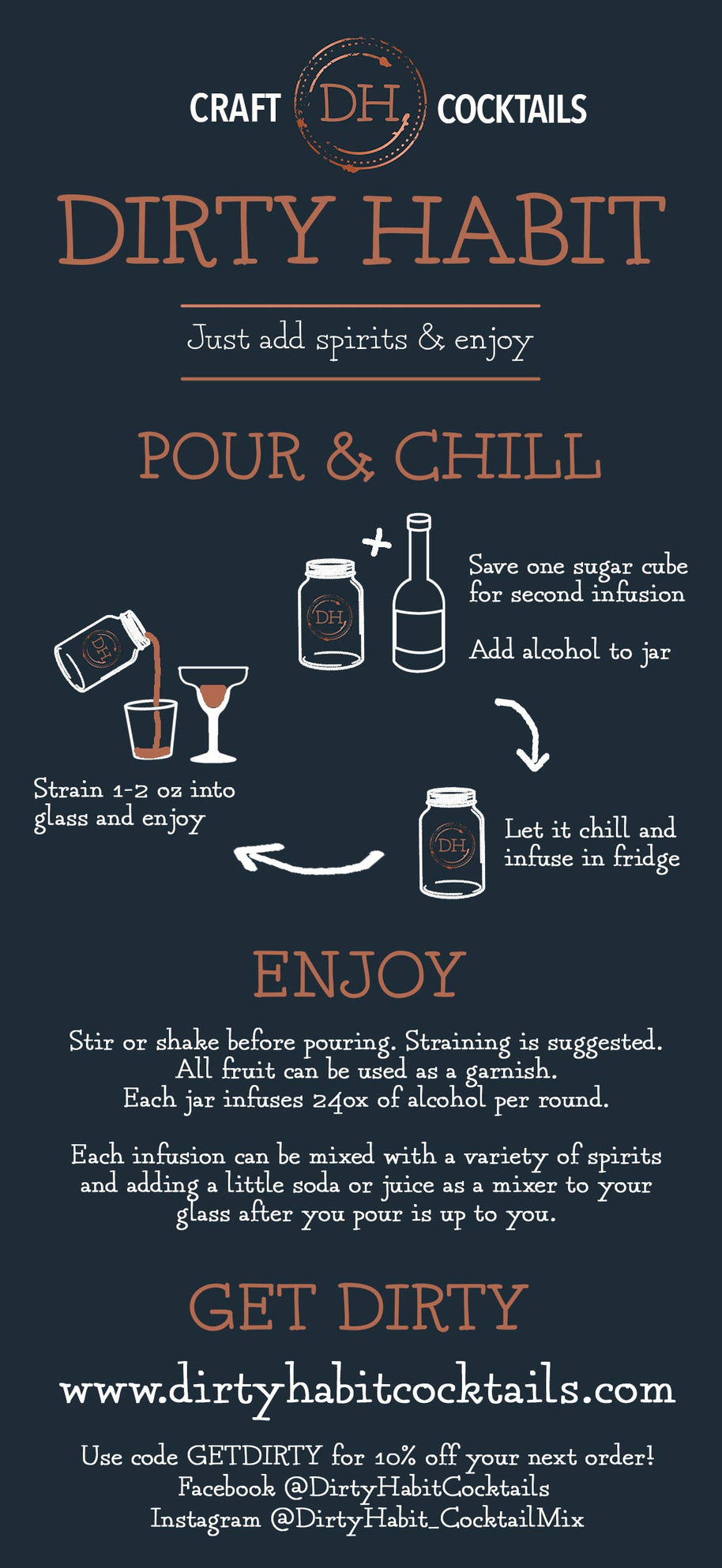 Winter Sangria Dirty Habit Cocktail Mix