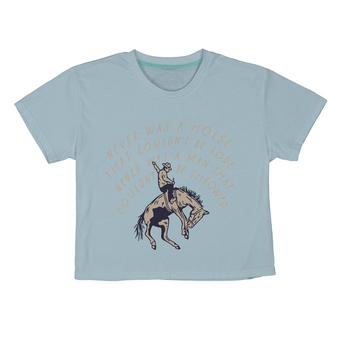 Never Was a Horse Women's Crop Tee