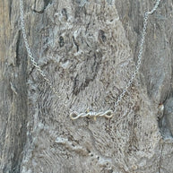 Barbed Wire Charm Necklace