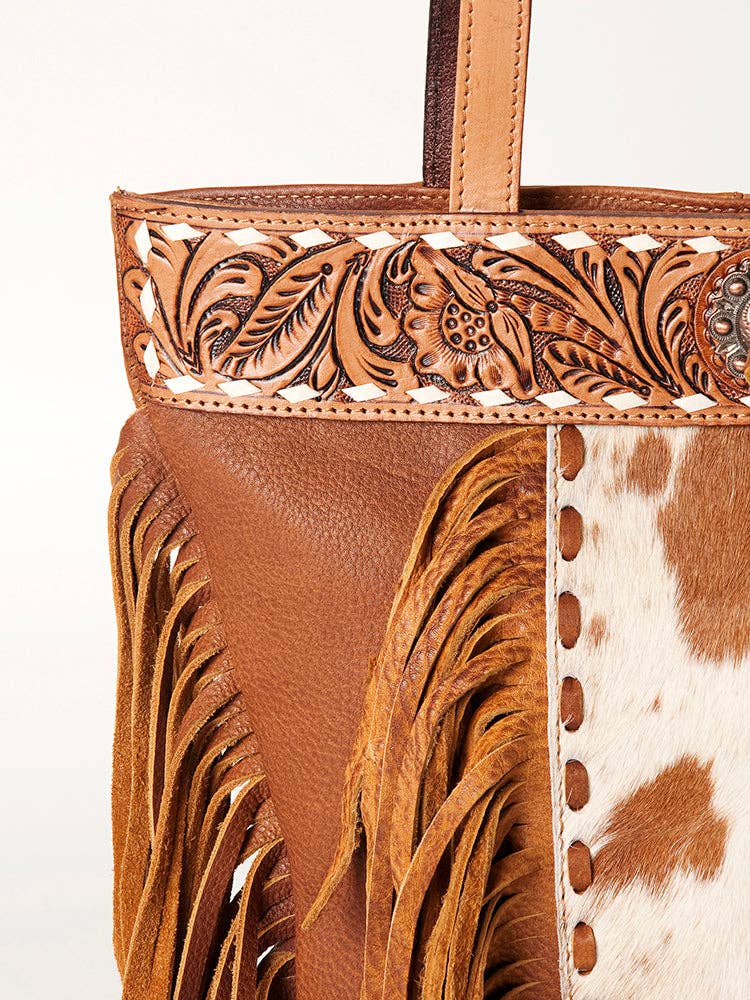 Hair-On Hide Western Bag