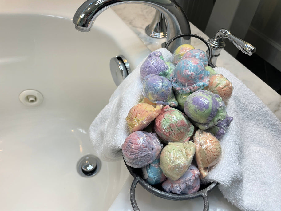 Bubble Scoops Solid Bubble Bath, Lavender Mint