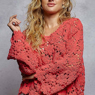 Crochet Chenile Sweater