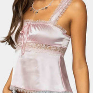 Backless Babydoll Tank Top, Burgundy