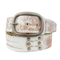 Genuine Studded Leather Belt